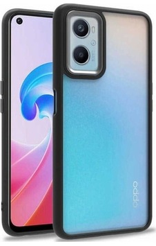 Oppo A76 Kılıf Zore Flora Kapak Siyah Oppo A76 Kılıf Zore Flora Kapak Siyah