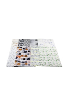 6 Pcs 30x45cm Eva - Kaymaz Dolap Ve Çekmece İçi Raf Örtüsü Açık Kahve
