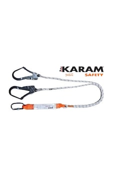 Karam Ka341 Şok Emicili Çift Kollu Lanyard/Halat Karam Ka341 Şok Emicili Çift Kollu Lanyard/Halat