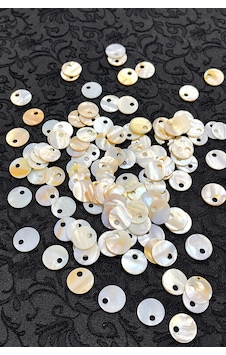 18 Mm Yandan Delikli Sedef Pul Boncuk 30 Adet Çanta, Takı, Aksesuar Malzemesi 18 Mm Yandan Delikli Sedef Pul Boncuk 30 Adet Çanta, Takı, Aksesuar Malzemesi