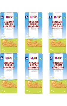 Hipp Organik Bebek Bisküvisi 180 G 6 Adet Hipp Organik Bebek Bisküvisi 180 G 6 Adet