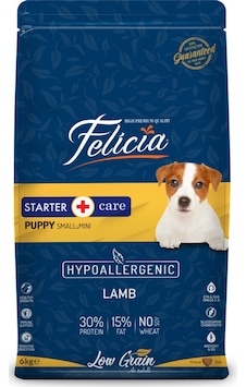Felicia Puppy Small&Mini Kuzu Etli Küçük Irk Yavru Köpek Maması 6 KG Felicia Puppy Small&Mini Kuzu Etli Küçük Irk Yavru Köpek Maması 6 KG