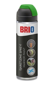 Brio İşaretleme Spreyi Endüstriyel 500 Ml Yeşil Kırmızı Brio İşaretleme Spreyi Endüstriyel 500 Ml Yeşil Kırmızı