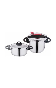 Falez Twist Cook Düdüklü Tencere Seti 4+7 L Siyah Kırmızı Siyah Falez Twist Cook Düdüklü Tencere Seti 4+7 L Siyah Kırmızı Siyah