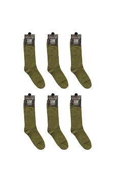 Kordak 6'Lı Asker Çorabı - 4 Mevsimlik Uzun Asker Çorap - Asker Malzemel Haki Kordak 6'Lı Asker Çorabı - 4 Mevsimlik Uzun Asker Çorap - Asker Malzemel Haki