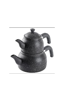 Tnt-8695835401713-hercul Ortçaygrn-004-01-orta Boy Gri Granit Çaydanlık Takımı 800/1600ml Füme Tnt-8695835401713-hercul Ortçaygrn-004-01-orta Boy Gri Granit Çaydanlık Takımı 800/1600ml Füme