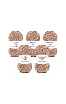 Kadife İp Soft Chenille Fine 5'li Paket 5x100 Gr 160 Mt El Örgü İpi Vizon - 925144855 Kadife İp Soft Chenille Fine 5'li Paket 5x100 Gr 160 Mt El Örgü İpi Vizon - 925144855