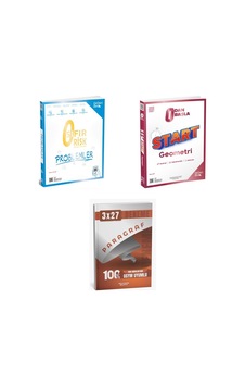 2027 2027 Tyt Üçdörtbeş Kpss Ales Msü Dgs Sıfır Risk Problemler + Sıfırdan Başla Start Geometri + Ankapade 3'lü Set 2027 2027 Tyt Üçdörtbeş Kpss Ales Msü Dgs Sıfır Risk Problemler + Sıfırdan Başla Start Geometri + Ankapade 3'lü Set