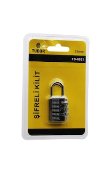 Tudor Td-8021 Şifreli Asma Kilit 32mm- 12'li Paket Tudor Td-8021 Şifreli Asma Kilit 32mm- 12'li Paket