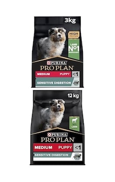 Pro Plan Puppy Sensitive Digeston Kuzu Etli Yavru Köpek Maması 12 Kg+ 3 Kg Pro Plan Puppy Sensitive Digeston Kuzu Etli Yavru Köpek Maması 12 Kg+ 3 Kg