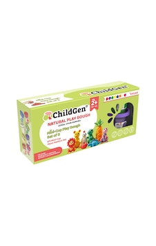Doğal Oyun Hamuru - Mini-cup- 8'li Set 8x65gr Çok Renkli Doğal Oyun Hamuru - Mini-cup- 8'li Set 8x65gr Çok Renkli