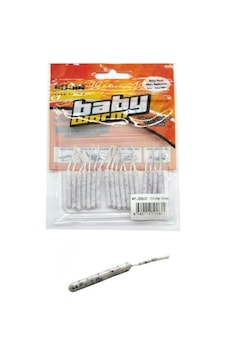 Fujin Baby Worm 5.2 Cm Floating Lrf Silikonu Pearl White Tek Renk-Tek Ebat Fujin Baby Worm 5.2 Cm Floating Lrf Silikonu Pearl White Tek Renk-Tek Ebat
