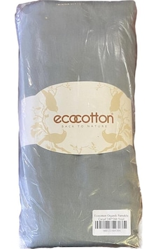 Ecocotton Organik Pamuklu Çarşaf 240 260 Yeşil - Yeşil