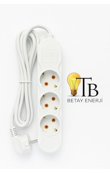 Pelsan 3 Lü Anahtarlı Grup Priz Usb Portlu Üçlü Priz