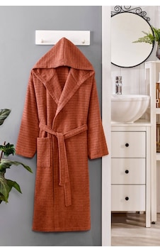 Kapüşonlu Unisex Banyo Bornozu %100 Soft Pamuklu 001 Kapüşonlu Unisex Banyo Bornozu %100 Soft Pamuklu 001