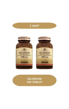 Solgar Selenium 100 Mcg 100 Tablet 2 Adet 2'li Solgar Selenium 100 Mcg 100 Tablet 2 Adet 2'li