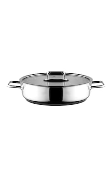 Aryıldız Colombus Metal Kulp Cam Kapak Basık Tencere - 30 Cm Aryıldız Colombus Metal Kulp Cam Kapak Basık Tencere - 30 Cm