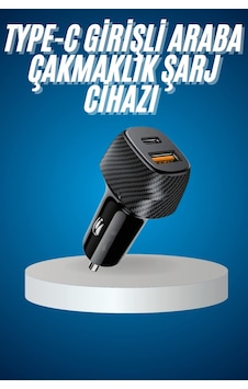 Araç İçi Hızlı Şarj Soketi 38w Oto Çakmaklık Type-c Araba Çakmaklık - 529 Araç İçi Hızlı Şarj Soketi 38w Oto Çakmaklık Type-c Araba Çakmaklık - 529