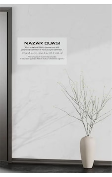 Nazar Duası Şeffaf Etiket 7x15 Cm 2 Adet Nazar Duası Şeffaf Etiket 7x15 Cm 2 Adet