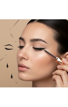 Likit Eyeliner Veraura Lifestyle Eyeliner Ürün Siyah