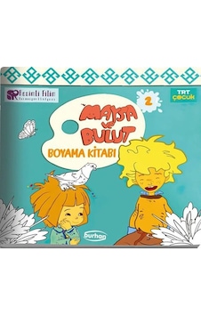 TRT Çocuk Maysa ve Bulut Boyama Kitabı - 2- Burhan Yayıncılık