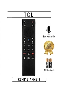Tcl Sesli Kumanda Rc-813 Afmb1 Pil Tcl Sesli Kumanda Rc-813 Afmb1 Pil