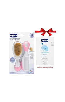 Chicco Fırça ve Tarak Seti Pembe + Sabun