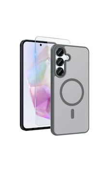 Teleplus Samsung Uyumlu Galaxy S25 Fe Kılıf Babet Translucent Mat Msafe Şarj Özellikli Kapak + Ekran Koruyucu Gri Teleplus Samsung Uyumlu Galaxy S25 Fe Kılıf Babet Translucent Mat Msafe Şarj Özellikli Kapak + Ekran Koruyucu Gri