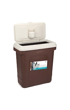 M-pets Container Mama Saklama Kovası 20,5 Kg Kahverengi 244-51053.03 M-pets Container Mama Saklama Kovası 20,5 Kg Kahverengi 244-51053.03