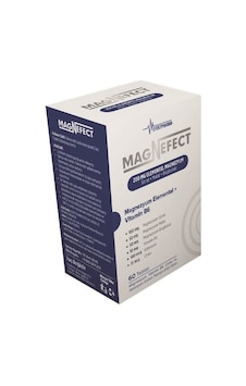 Magnefect 200 Mg Elemental Magnezyum 60 Tablet