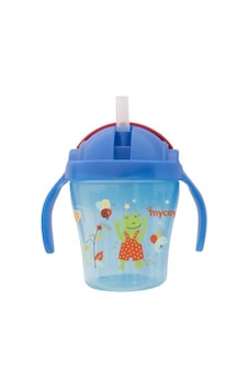 Mycey Pipetli Bardak 200 ML Erkek Mavi Mycey Pipetli Bardak 200 ML Erkek Mavi