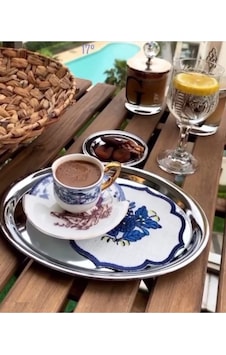 Hitfoni Çelik Servis Sunum Kahve Tepsisi 6 Adet 21 CM Hitfoni Çelik Servis Sunum Kahve Tepsisi 6 Adet 21 CM