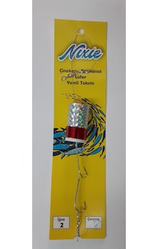 Nixie Çinekop Sarıkanat Lüfer Yemli Takım Çelik Telli 2 Iğneli + Nixie Çinekop Sarıkanat Lüfer Yemli Takım Çelik Telli 2 Iğneli +