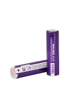 Power-Xtra 18650 3.7V 1500mAh Li-ion Başlıklı Şarjlı Pil