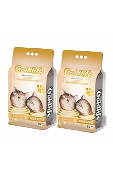 Goldlife Kavun Kokulu Topaklanan Bentonit Ince Taneli Kedi Kumu 10 Lt 2 Adet Goldlife Kavun Kokulu Topaklanan Bentonit Ince Taneli Kedi Kumu 10 Lt 2 Adet