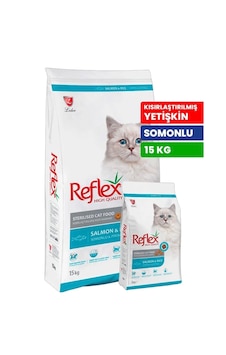 Reflex 15 Kg Kısırlaştırılmış Yetişkin Kediler İçin Somonlu Kuru Mama - Rfl - 204 Reflex 15 Kg Kısırlaştırılmış Yetişkin Kediler İçin Somonlu Kuru Mama - Rfl - 204
