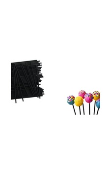 Cesil Cakepops - Lolipop Çubuğu 24lü Siyah