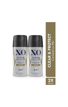 Xo Clear & Protcet Erkek Sprey Deodorant 2 x 150 ML Xo Clear & Protcet Erkek Sprey Deodorant 2 x 150 ML