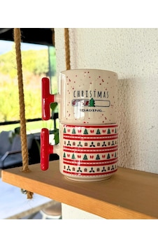 2'li Christmas Yeni Yıl Temalı Kırmızı T Kupa Set Yılbaşı Beyaz 2'li Christmas Yeni Yıl Temalı Kırmızı T Kupa Set Yılbaşı Beyaz