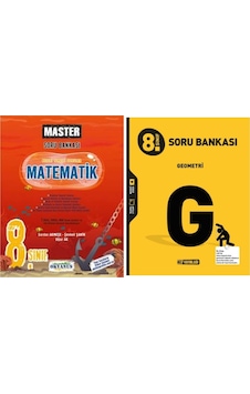 8.sınıf Master Matematik Soru Bankası + Hız Yayınları 8.sınıf Geometri Soru Bankası 8.sınıf Master Matematik Soru Bankası + Hız Yayınları 8.sınıf Geometri Soru Bankası