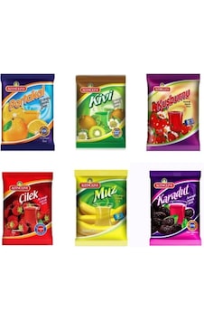 Altıncezve Portakal Kivi Kuşburnu Çilek Muz Karadut İçecek Tozu 6'lı 250 G Altıncezve Portakal Kivi Kuşburnu Çilek Muz Karadut İçecek Tozu 6'lı 250 G