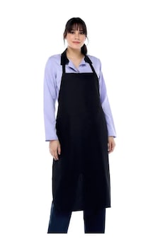 Siyah Askılı Önlük Unisex Siyah