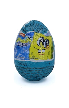 Sponge Bob Square Pants Sünger Bob Kare Şort -glutensiz Çikolatalı Sürpriz Yumurta 20 G 1 Adet
