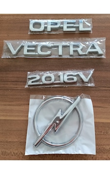 Opel Vectra 2.0 16v Bagaj Yazısı Ve Arka Bagaj Arması Logo Opel Vectra 2.0 16v Bagaj Yazısı Ve Arka Bagaj Arması Logo