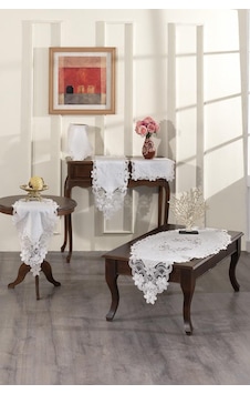 Alessa Salon Takımı 5 Parça Krem Alessa Salon Takımı 5 Parça Krem