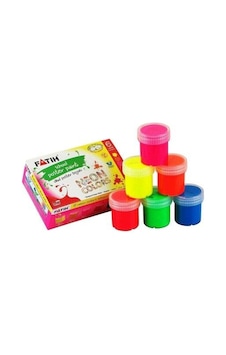 Fatih Guaj Boya Neon 6 Renk 6X25=150 Ml Fatih Guaj Boya Neon 6 Renk 6X25=150 Ml