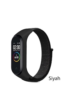 Xiaomi Mi Band 5 Mi Band 6 Mi Band 7 İle Uyumlu Loop Örgü Spor Kordon Kayış Xiaomi Mi Band 5 Mi Band 6 Mi Band 7 İle Uyumlu Loop Örgü Spor Kordon Kayış