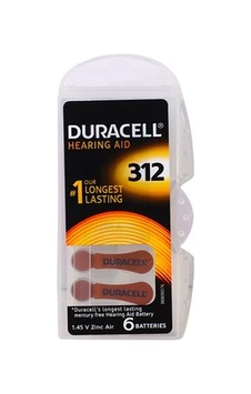 Duracell 312 Numara Pili 6'lı Paket Duracell 312 Numara Pili 6'lı Paket