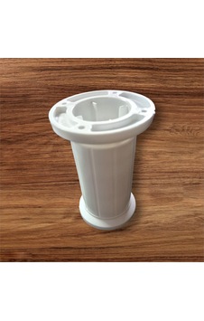 50 Çap 10-12cm Ayarlı Mobilya Ayağı Baza Ayağı Beyaz Açık Gri