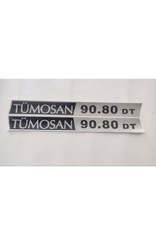 Tümosan Klasik 90.80 DT Yan Yazı Tanıtım Etiketi 2010 ve üstü Model Sağ - Sol Takım Tümosan Klasik 90.80 DT Yan Yazı Tanıtım Etiketi 2010 ve üstü Model Sağ - Sol Takım